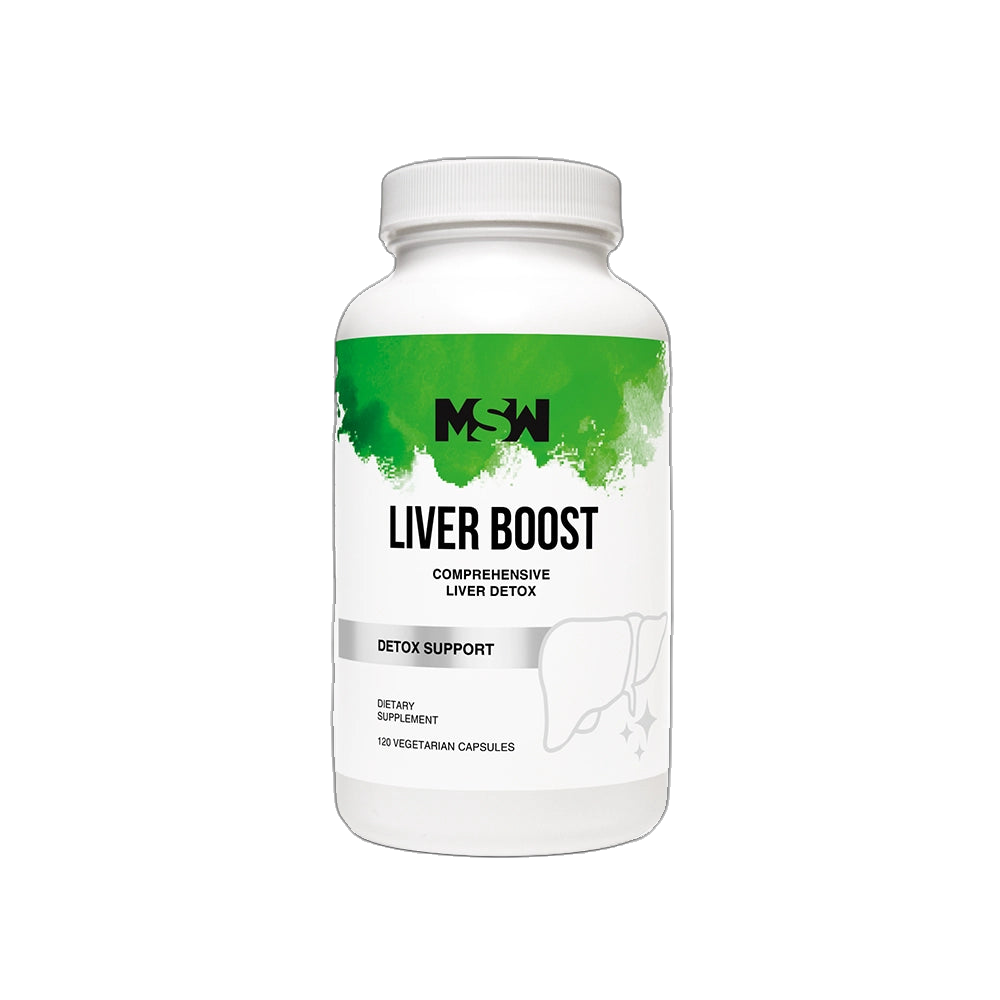 Liver Boost comprehensive liver detox capsules by MSW Nutrition